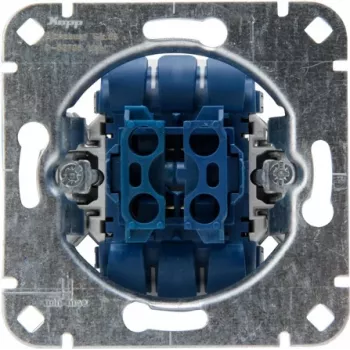 HEINRICH KOPP 507300001 module d'interrupteur va-et-vient/va-et-vient encastré, 250V, 10AX, aluminium