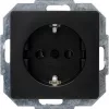 HEINRICH KOPP Paris module de prise, Schuko, 16 A, 250 V, noir mat 923550080