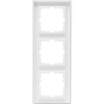 Cadre de recouvrement 3 postes HEINRICH KOPP HK07, blanc arctique mat 402732008