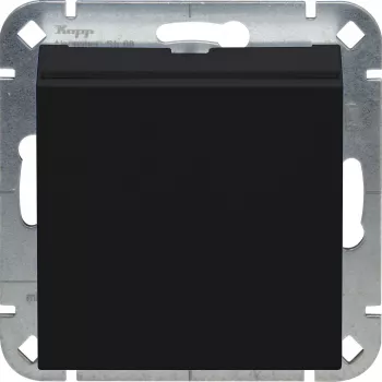 HEINRICH KOPP HK07 interrupteur à carte-clé hôtelier, noir mat, 230V/16A, encastré 492350001