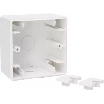 Kopp HK02 boîtier en saillie 1 poste blanc arctique 375102008