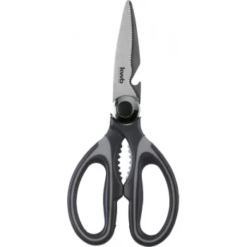 Ciseaux de ménage kwb 020721, lames en acier inoxydable, 210 mm, noirs