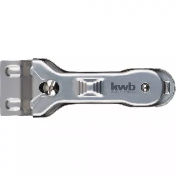 Grattoir plat KWB 013810 avec lame en acier inoxydable et manche ergonomique 2 composants