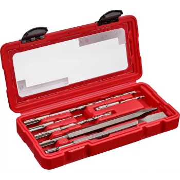 Set de burins SDS-Plus au carbure kwb 109166, 6 pièces, 5/6/8/10 mm