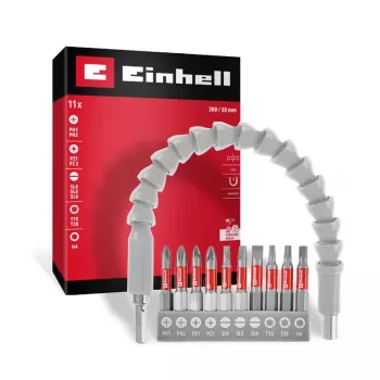 Einhell Ensemble d'embouts et de douilles à chocs 1/2 pouce 109283 (13 pièces)