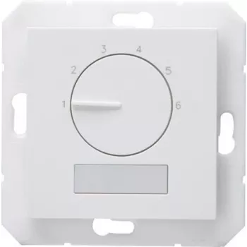 HEINRICH KOPP HK07 Basic Thermostat d'ambiance électronique, 230V, 50Hz, 0°C à 40°C, IP20, blanc pur 296529003