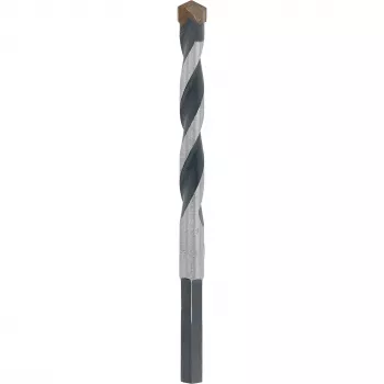 Foret hélicoïdal pour béton au carbure de tungstène KWB 050720, 12 mm, longueur totale 150 mm, queue cylindrique, 1 pièce