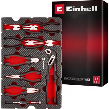 Ensemble de pinces 9 pièces Einhell Tool Pad pour E-Case S-F (370522)