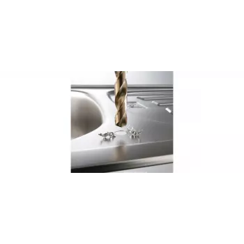 Foret hélicoïdal HSS-R 6 mm DIN 338, brunissage, 1 pièce kwb 248660