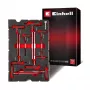 Ensemble d'inserts de coffret 9 pièces pour E-Case Einhell 370526, rouge/noir