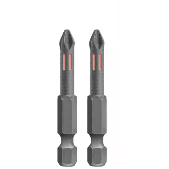 Embouts cruciformes PH3 à queue hexagonale KWB 122053, 25 mm, lot de 2