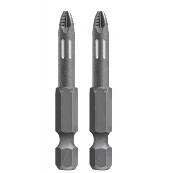 Embout PoziDriv PZ3, 25 mm, queue hexagonale 1/4 pouce, acier, 2 pièces kwb 122153