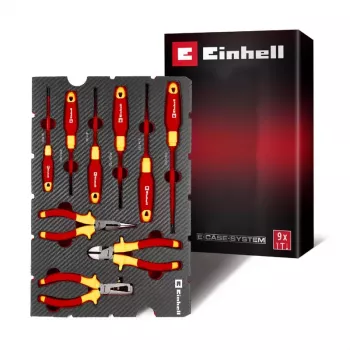 Einhell 370524 Insert de valise organisateur en mousse 9 pièces pour E-Case