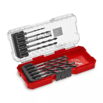 Einhell 108733 ensemble de forets à bois 10 pièces 3-8 mm