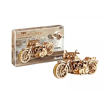 Maquette de moto en bois Revell Tiny Adventures Cruiser V-Twin 00614