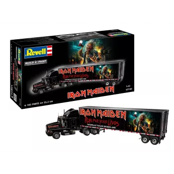 Maquette plastique Revell 07740 Tour Truck « Iron Maiden » 1:32, niveau 3, 102 pièces