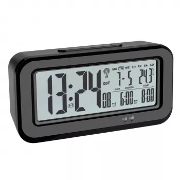 Réveil digital TFA Dostmann BOXX noir 60.2554.01