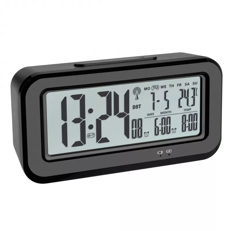 Réveil digital TFA Dostmann BOXX noir 60.2554.01