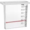 Pluviomètre TFA Dostmann 47.1014 120 mm transparent/blanc