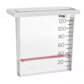Pluviomètre TFA Dostmann 47.1014 120 mm transparent/blanc