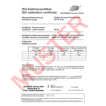 Thermomètre à câble TFA Dostmann LT-102 blanc (30.1034.K)