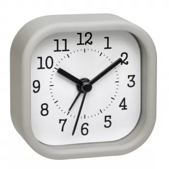TFA Dostmann 60.1035.10 réveil à quartz gris pastel