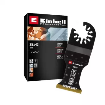 Lame de scie plongeante Einhell 708063 HM-TI 35 mm bimétal ensemble d'accessoires pour outil multifonction 35 mm (708063)
