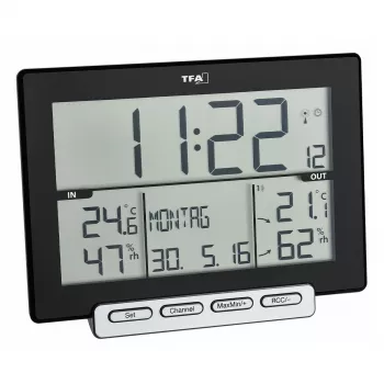 Thermo-hygromètre sans fil TFA Dostmann 30.3058.01 Trinity