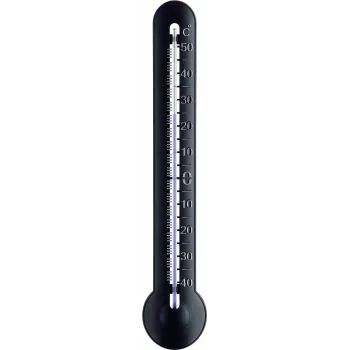 Thermomètre intérieur/extérieur analogique TFA Dostmann, noir (12.3048)