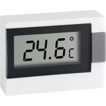 Mini thermomètre TFA DOSTMANN, double échelle, -30 à +50 °C, blanc 30.2017.02