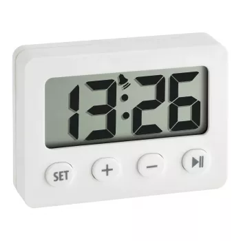 TFA Dostmann 60.2014.02 réveil numérique avec minuteur et chronomètre, noir