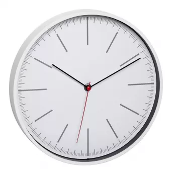 TFA Dostmann 60.3049.02 horloge murale à quartz ronde blanche