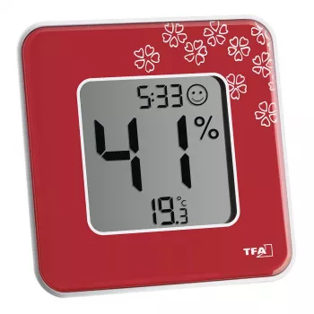 TFA Dostmann Style hygromètre électronique d'intérieur rouge (30.5021.05)