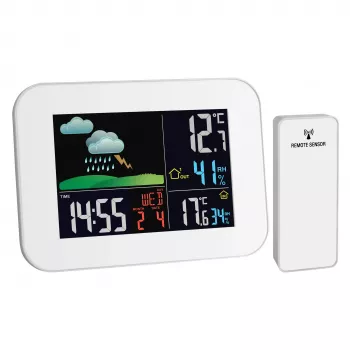 TFA Dostmann PRIMAVERA station météo sans fil blanche (35.1136.02)