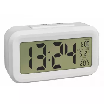 TFA Dostmann 60.2018.02 Réveil numérique blanc