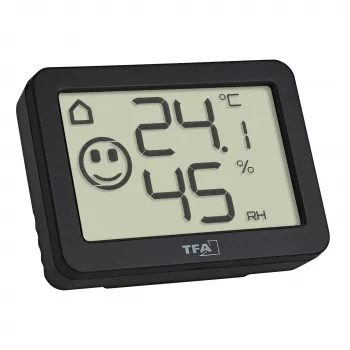 TFA Dostmann Thermo-hygromètre numérique noir (30.5055.01)