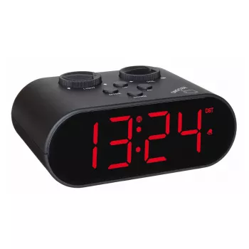 TFA Dostmann 60.2551.01 Réveil radio-piloté noir
