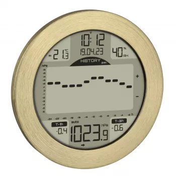 TFA Dostmann METEOMAR Station météo maritime 35.1124.53 - Numérique, indicateur de marées, phase de lune, horloge radio-pilotée, compatible jusqu'à 3 capteurs extérieurs