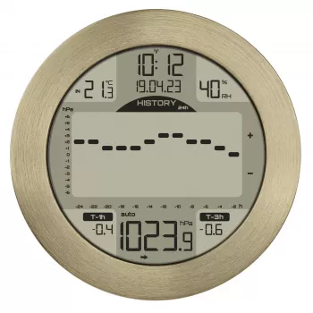 TFA Dostmann METEOMAR Station météo maritime 35.1124.53 - Numérique, indicateur de marées, phase de lune, horloge radio-pilotée, compatible jusqu'à 3 capteurs extérieurs