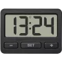 Horloge de table à quartz TFA Dostmann 60.2035.01 noire