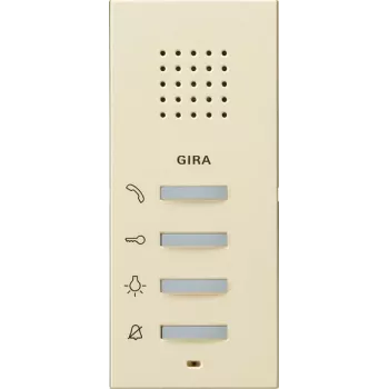 Poste intérieur en saillie Gira 125001 AP System 55 blanc crème
