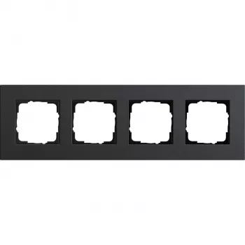 Gira Cadre de finition 4 postes anthracite 0214226