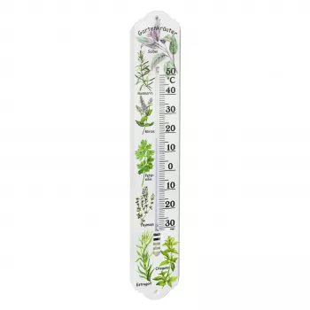 Thermomètre analogique intérieur/extérieur TFA Dostmann blanc, vert 12.3040.21