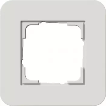 Cadre de recouvrement Gira System 55, 1 poste, gris clair/anthracite 0211421
