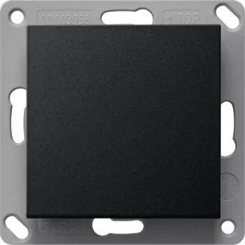 Bouton mural sans fil Gira EnOcean, 1 poste, noir 2421005