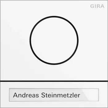 Module aveugle Gira System 106 blanc signalisation laqué 5565902