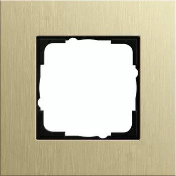Cadre de finition 1 poste GIRA Aluminium/Or clair System 55 0211217