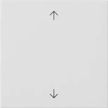 Bouton bascule Gira S3000 avec symboles flèches, System 55, blanc pur 536127
