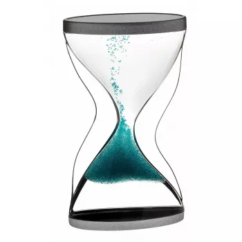Sablier minuteur 15 minutes vert TFA Dostmann mécanique 18.6008.04