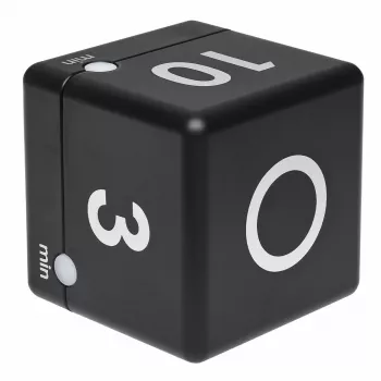 Minuteur de cuisine numérique TFA Dostmann 38.2040.01 noir-blanc
